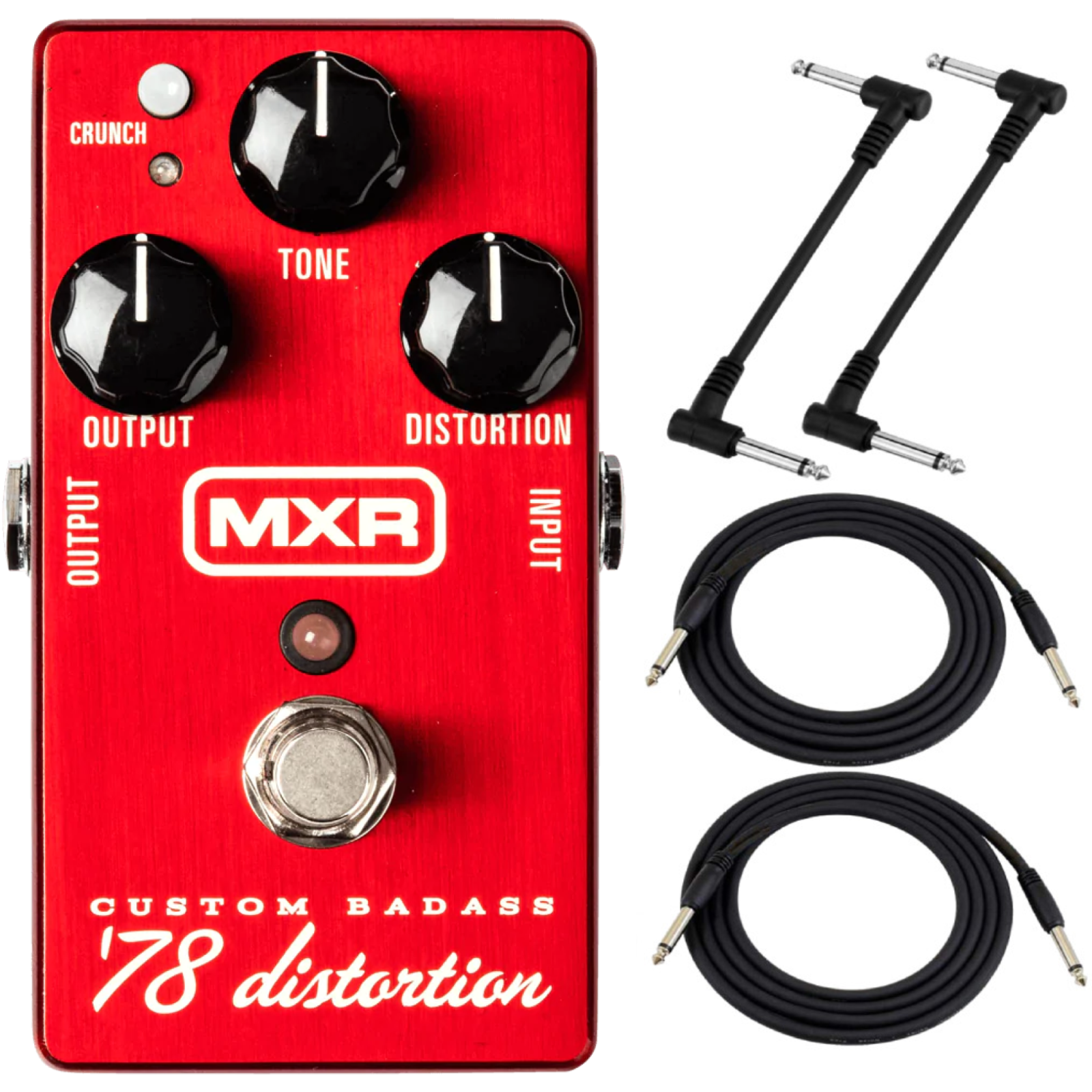MXR M78 Custom Badass '78 Distortion Guitar Effects Pedal with